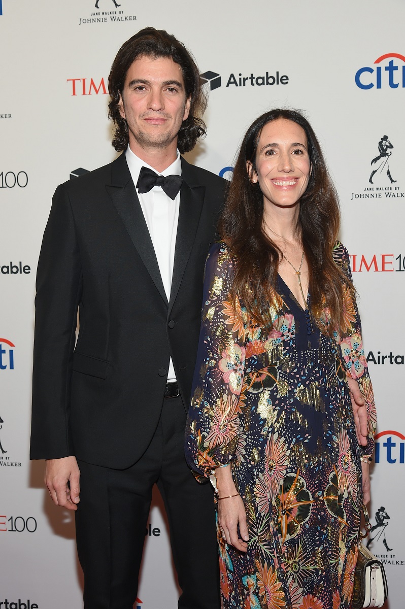 Adam Neumann și soția sa, Rebekah Paltrow Neumann, pe covorul roșu Time 100 Gala, 2018