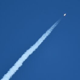 Rachetă Astra, cu lansarea eșuată de pe 12 iunie 2022, pe cer