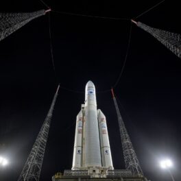 Racheta Ariane 5 a fost lansată cu succes pe 25 decembrie 2021, la bordul ei fiind Telescopul James Webb, ce a ajuns acum în spațiu
