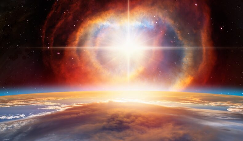 Explozie cosmică, similară cu cea mai puternică înregistrată până acum, deasupra Pământului