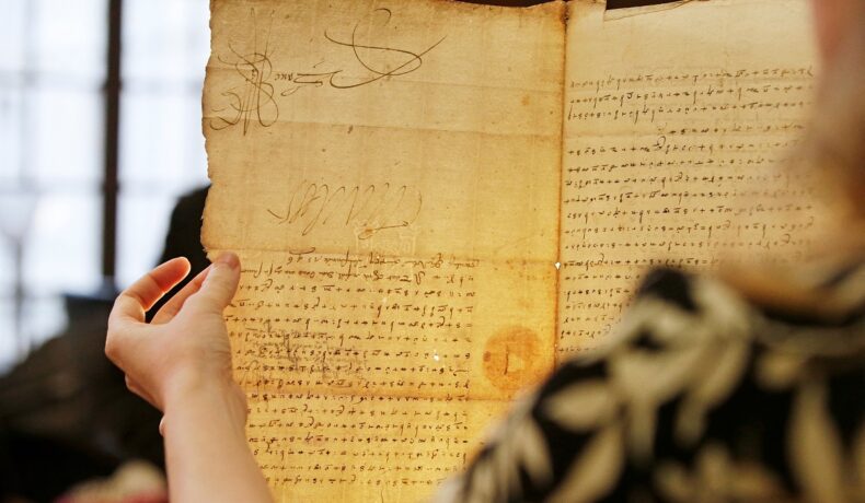 Scrisoarea lui Carol al V-lea către ambasador, din secolul 16, ce folosește codul secret care a fost descifrat abia acum