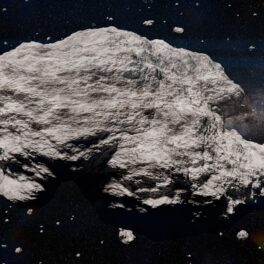 Asteroid în spațiu, similar cu 16 Psyche, asteroidul care ar putea fi de 70.000 de ori mai valoros decât întreaga economie globală