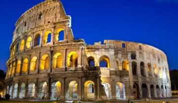 Colosseumul din Roma Antică, noaptea. Experții au dezvăluit recent secretul cimentului roman