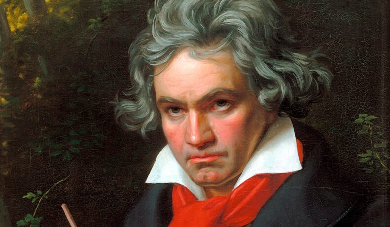 Portret cu Ludwig van Beethoven, compozitor. Experții au aflat recent cum ar fi murit compozitorul, de fapt